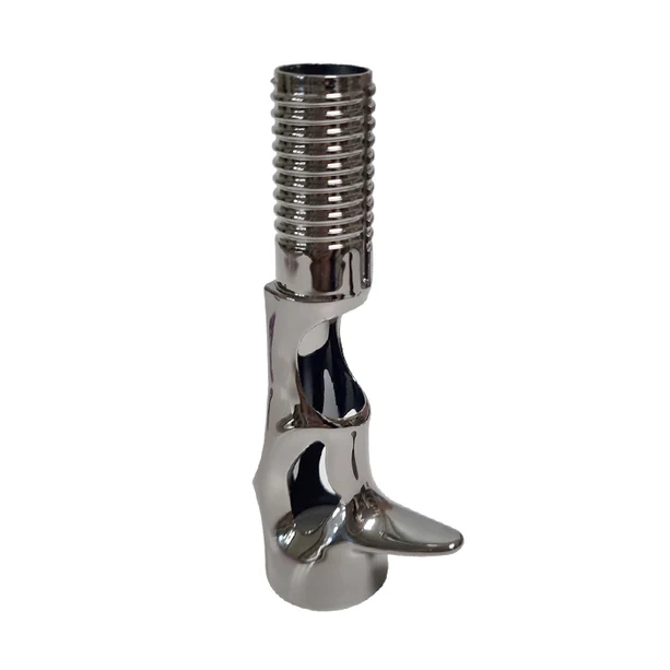 Bait Casting Reel Seats (RFBB16-GM) - PVD Plated High Gloss Gunmetal, Body only - Image 9